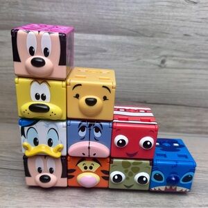 Disney Cubee Musical Stacking Cubes Exclusive Toy complete set of 10
WORKS